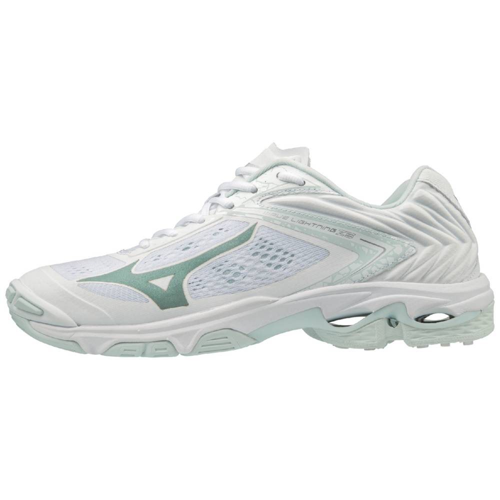 Tenis Para Voleibol Mizuno Wave Lightning Z5 Mid Para Mujer Blancos 9510687-DN